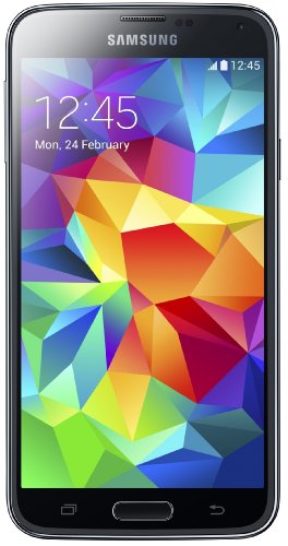 Samsung Galaxy S5 Smartphone (12,95 cm (5,1 Zoll) Touch-Display, 2,5 GHz Quad-Core Prozessor, 16 MP Kamera, Android 4.4 OS) schwarz