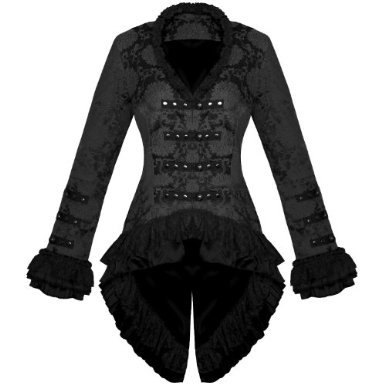 Viktorianischen Gote Militär SteamPunk Indie Mantel Jacke