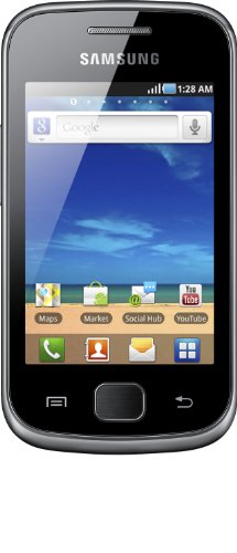Samsung Galaxy Gio (S5660) Smartphone (8,13 cm (3,2 Zoll) Touchscreen, 3 Megapixel Kamera, Android 2.2) silber