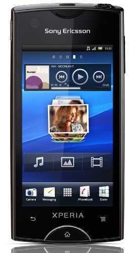 Sony Ericsson Xperia ray Smartphone (8,4 cm (3,3 Zoll) Display, Touchscreen, 8 MP Kamera, Android 2.3 OS) schwarz