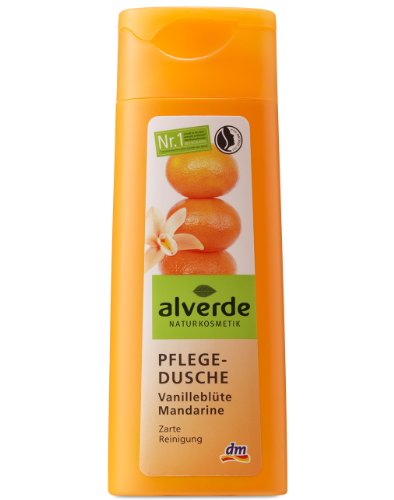 Alverde Pflegedusche Vanilleblüte Mandarine, 4er Pack (4 x 250 ml)