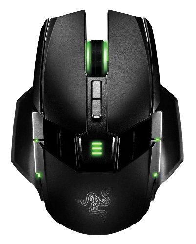 Razer Ouroboros kabellose Gaming Maus (8200 dpi, 11 programmierbare Tasten, für Rechts- und Linkshänder) schwarz