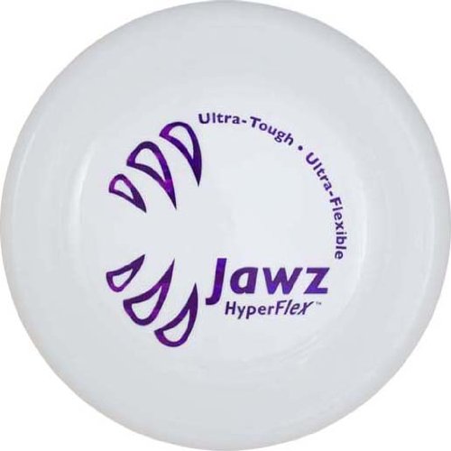 White Jawz Hyperflex Disc - weiche Hundefrisbee mit Biss