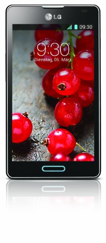 LG P710 Optimus L7 II Smartphone (10,9 cm (4,3 Zoll) Touchscreen, 1GHz, Dual-Core, 4GB, 768MB RAM, 8-Megapixel-Kamera, Android 4.1) metallisch-schwarz