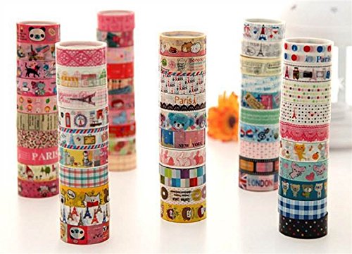 10 x Dekobänder Kawaii Mix Designs SET - Band 5M