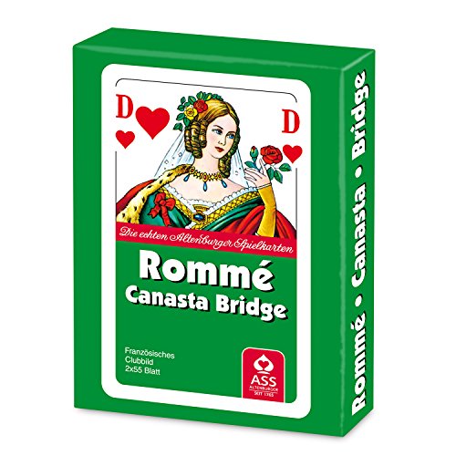 Ass Altenburger 22570071 - Kartenspiel Romme im Stülperdeck