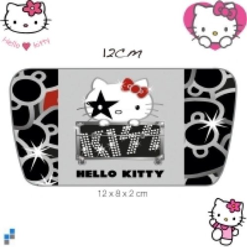 Hello Kitty Kiss Geldbörse Strasssteine Gelbeutel Portemonnaie 12,5cm Geldtasche