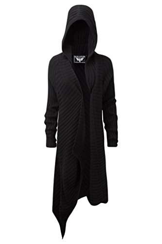 Killstar Stockholm Cardigan Kapuzen Jacke Cape Occult Gothic Schwarz