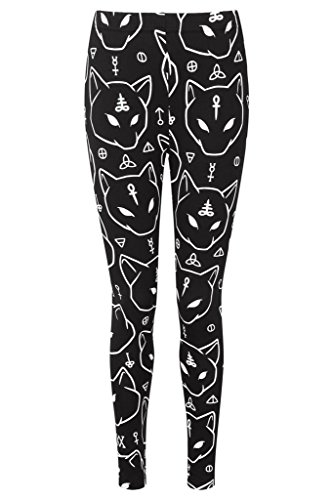 Killstar Azrael Cat Katze Leggings Leggins Dark Gothic Schwarz