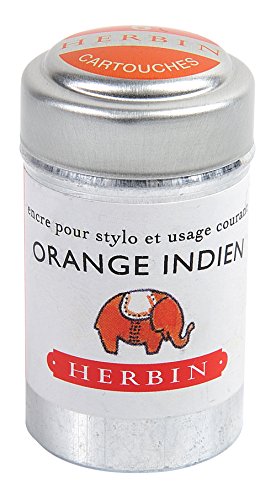 J hebrin Schreiben Tinte Patronen – Indisch Orange (6 Stück)