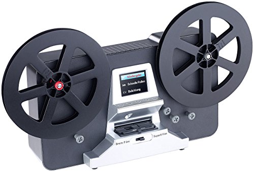 Somikon Filmscanner: HD-XL-Film-Scanner & -Digitalisierer für Super 8 & 8 mm, bis 7'-Rollen (HD XL Filmscanner, Filmdigitalisierer, Filmprojektor Digital)